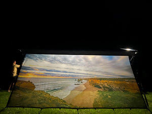 Printed Privacy Screens - Ocean Design
