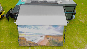 Printed Privacy Screens - Ocean Design