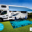 Load image into Gallery viewer, Camping Design - Teal & Black
