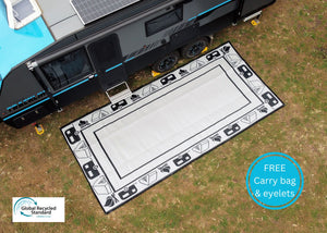 Camping Design - Black & Grey