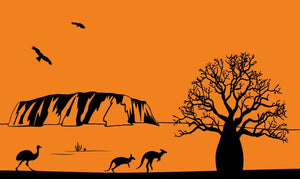 Australian Design - Rust & Black