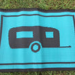 Load image into Gallery viewer, Matching Doormats - 90cm x 60cm - Mats By Design - eco friendly affordable lightweight recycled plastic camping camper indoor outdoor mat rug