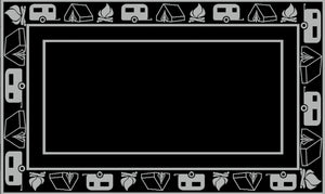 Camping Design - Black & Grey