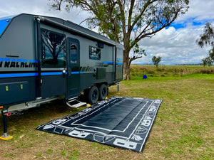 Camping Design - Black & Grey