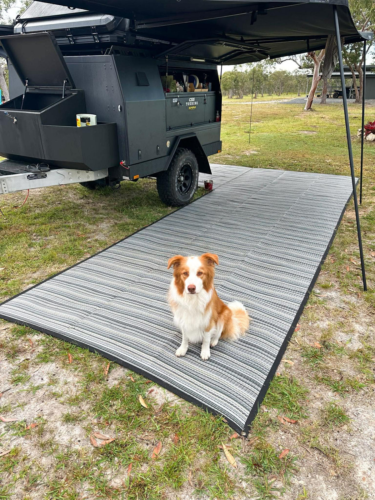 Recycled Outdoor Camping 270 awning Floor Mat The Wanderer – L Shape ...