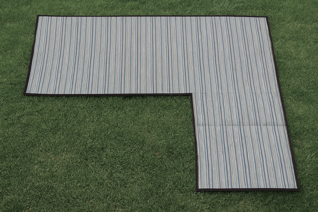Recycled Outdoor Camping 270 awning Floor Mat The Wanderer – L Shape ...