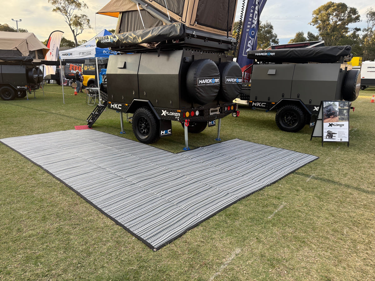 Recycled Outdoor Camping 270 awning Floor Mat The Wanderer – L Shape ...