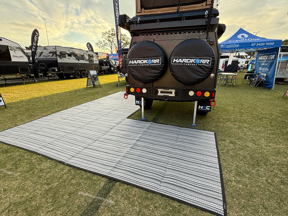Recycled Outdoor Camping 270 awning Floor Mat The Wanderer – L Shape ...