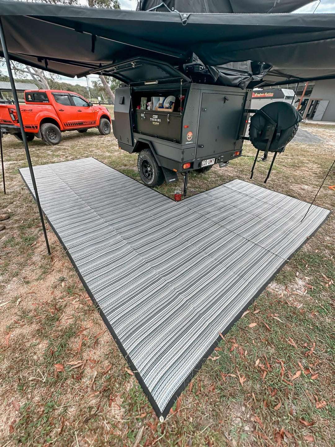 Recycled Outdoor Camping 270 awning Floor Mat The Wanderer – L Shape ...