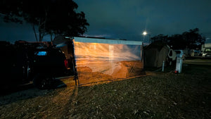 Printed Privacy Screens - Ocean Design