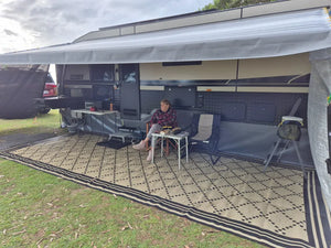 Everyday Design - Sandy Taupe  | Caravan & Camping Recycled Mat