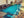 Camping Design - Teal & Black