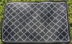 Matching Doormats -  90cm x 60cm - Mats By Design - eco friendly affordable lightweight recycled plastic camping camper indoor outdoor mat rug 