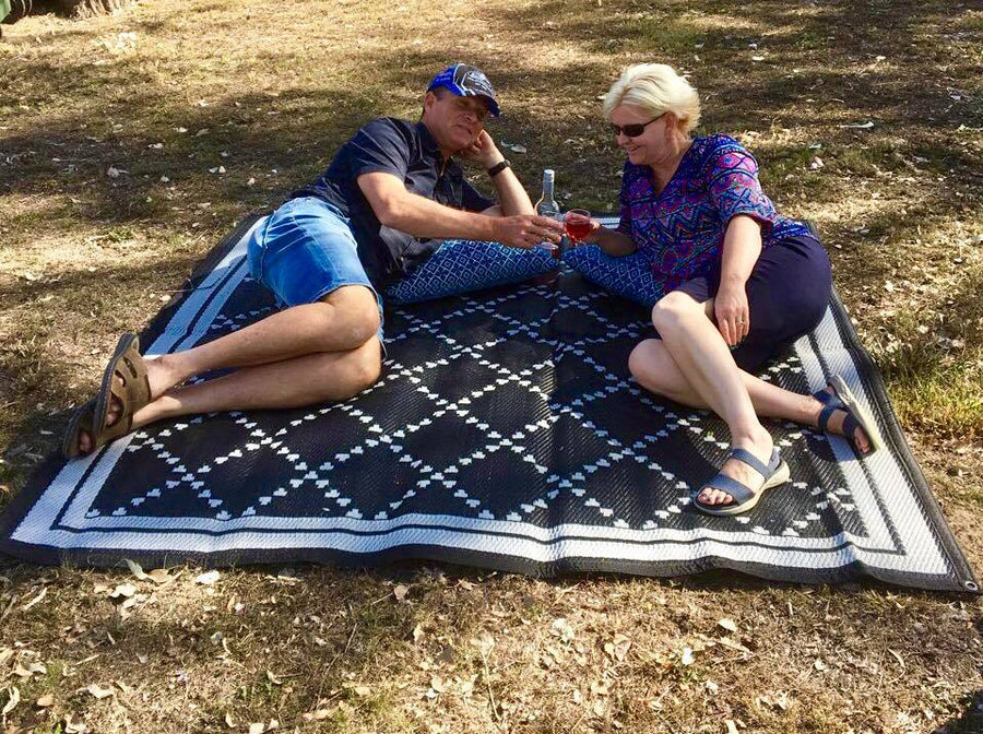 Everyday Design - Mats By Design - eco friendly affordable lightweight recycled plastic camping camper indoor outdoor mat rug 